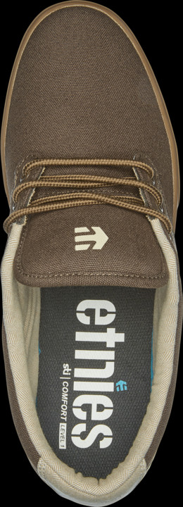 Etnies Men's Jameson 2 Eco Skate Shoe Brown/Tan/Gum - 4101000323-214, Brown/Tan/