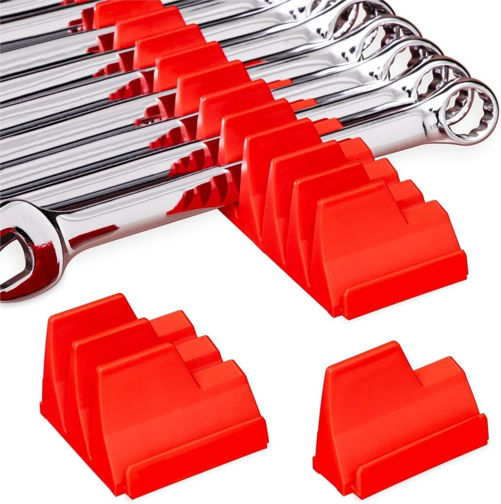 40-80PCS Magnetic Modular Wrench Organizer Compact Tool Storage Slots Hold Tools