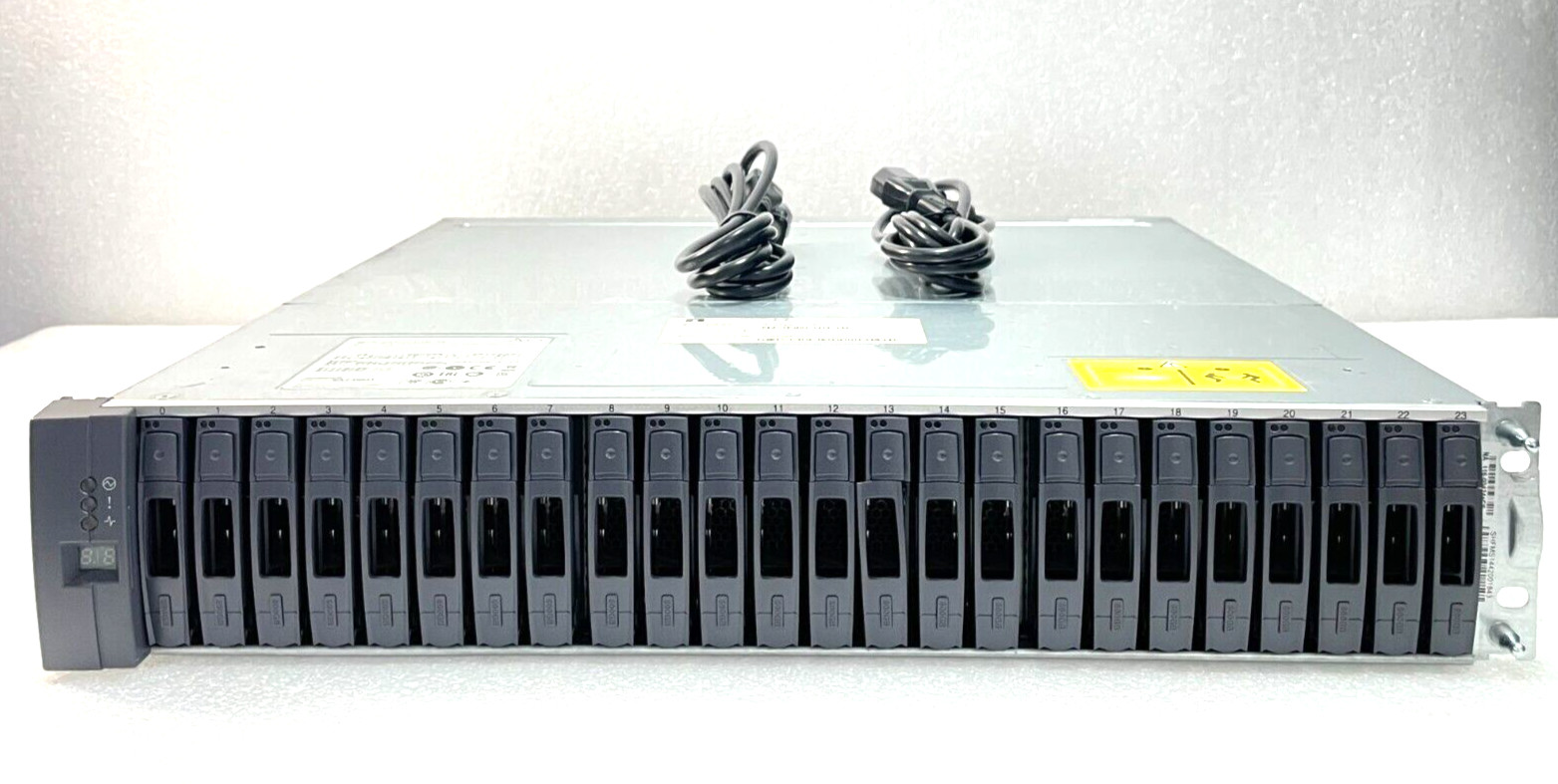 NetApp NAJ-1001 24-Bay 2.5" Disk Array w/ 2x IOM6 Controllers 2x PSU & 24x 600GB
