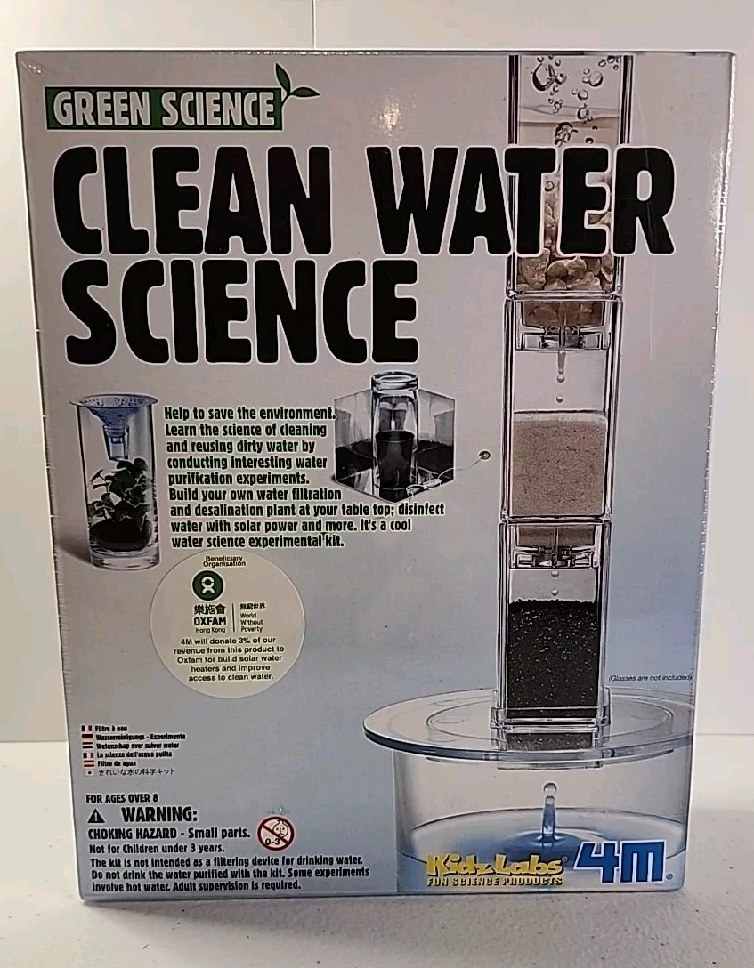 Kidz Labs 4M - Green Science Clean Water Science - New & Factory Sealed