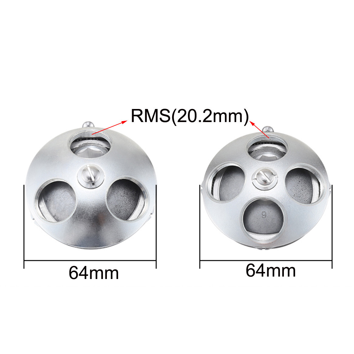 Biological Microscope Accessories Revolving Nosepiece Microscope Lens Exchanger