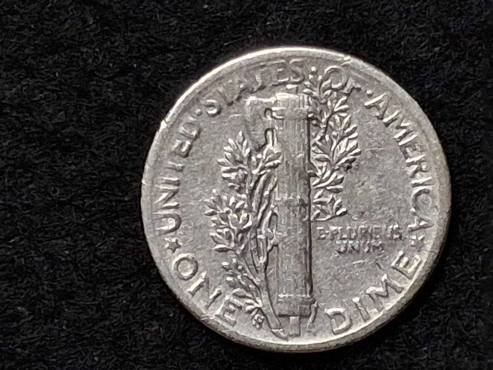 1944 S Mercury Dime