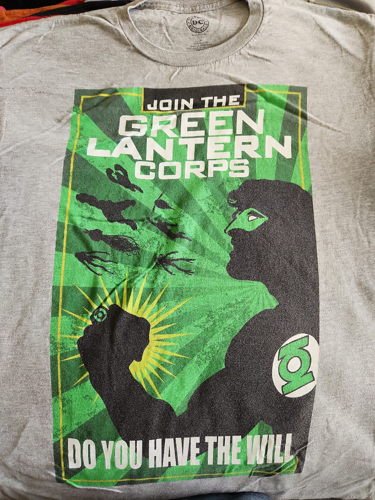 DC Comics Used T-Shirt - Size XL Extra Large - Join the Green Lantern Corps