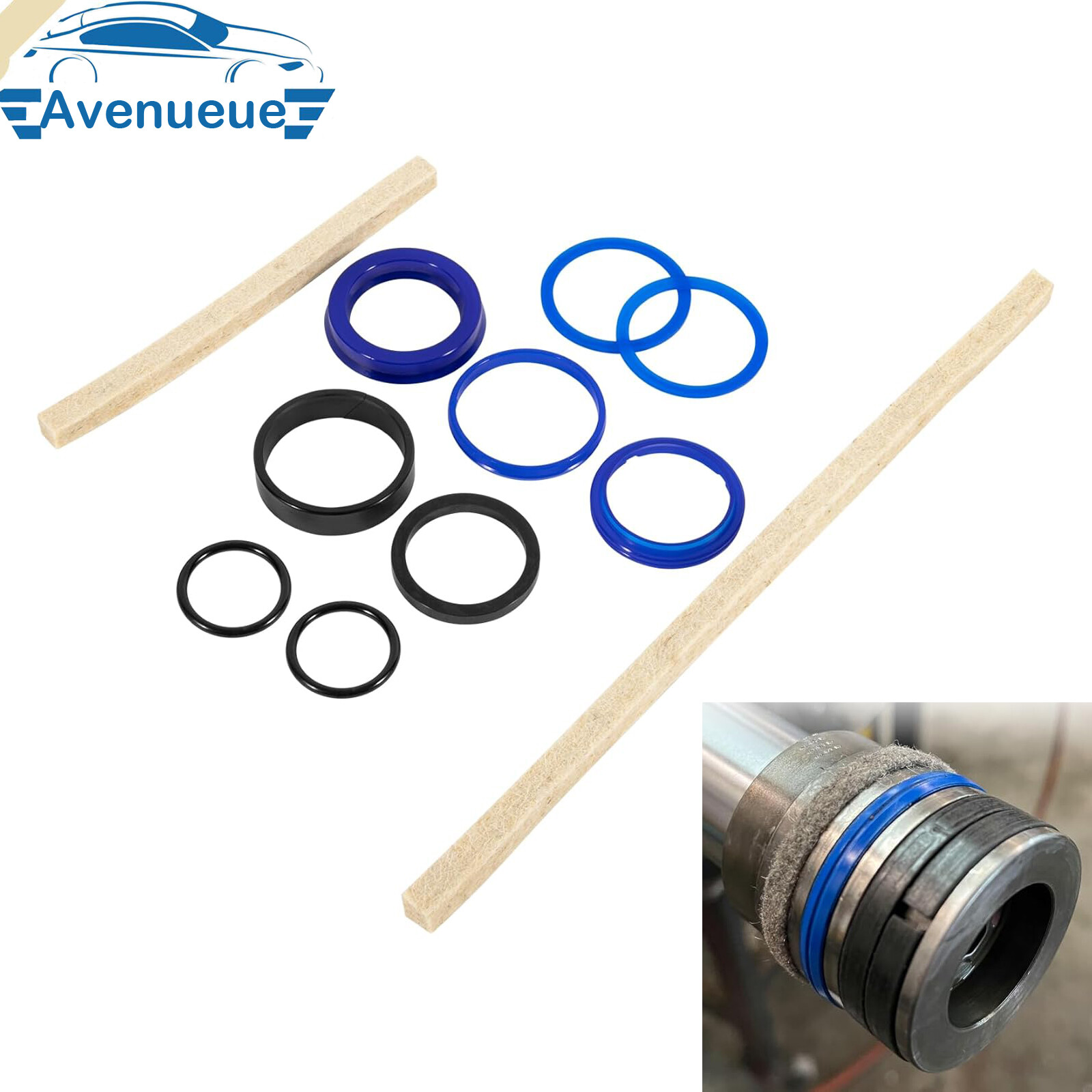 Rotary Lift Kit Hydraulic Cylinder Seal Kit Fits for SPO9 SP0A9 SPO7 SPOA7 SPO88