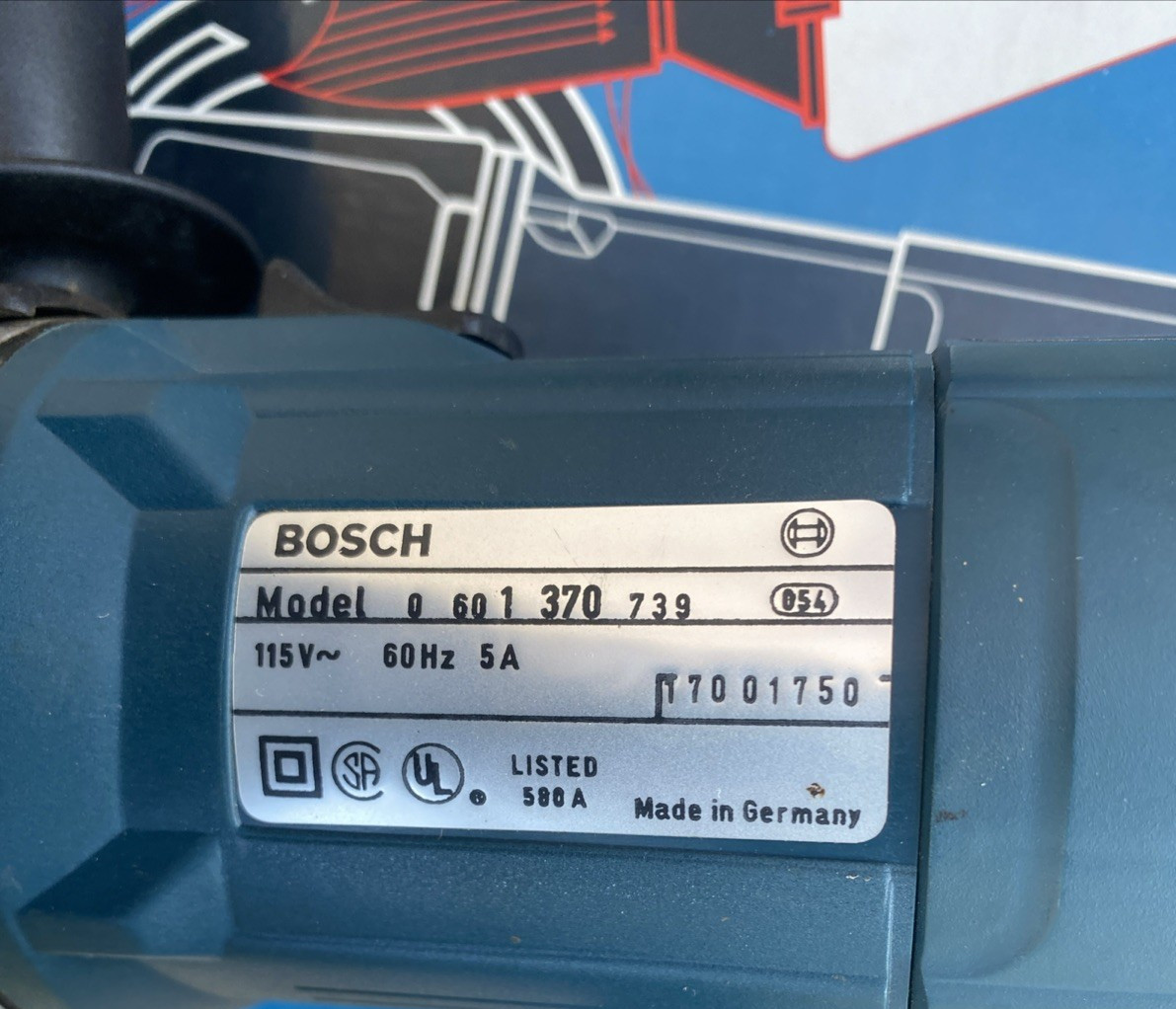 Bosch 1370DEVS Random Orbit Disc Sander/Polisher Variable Speed Made In Germany