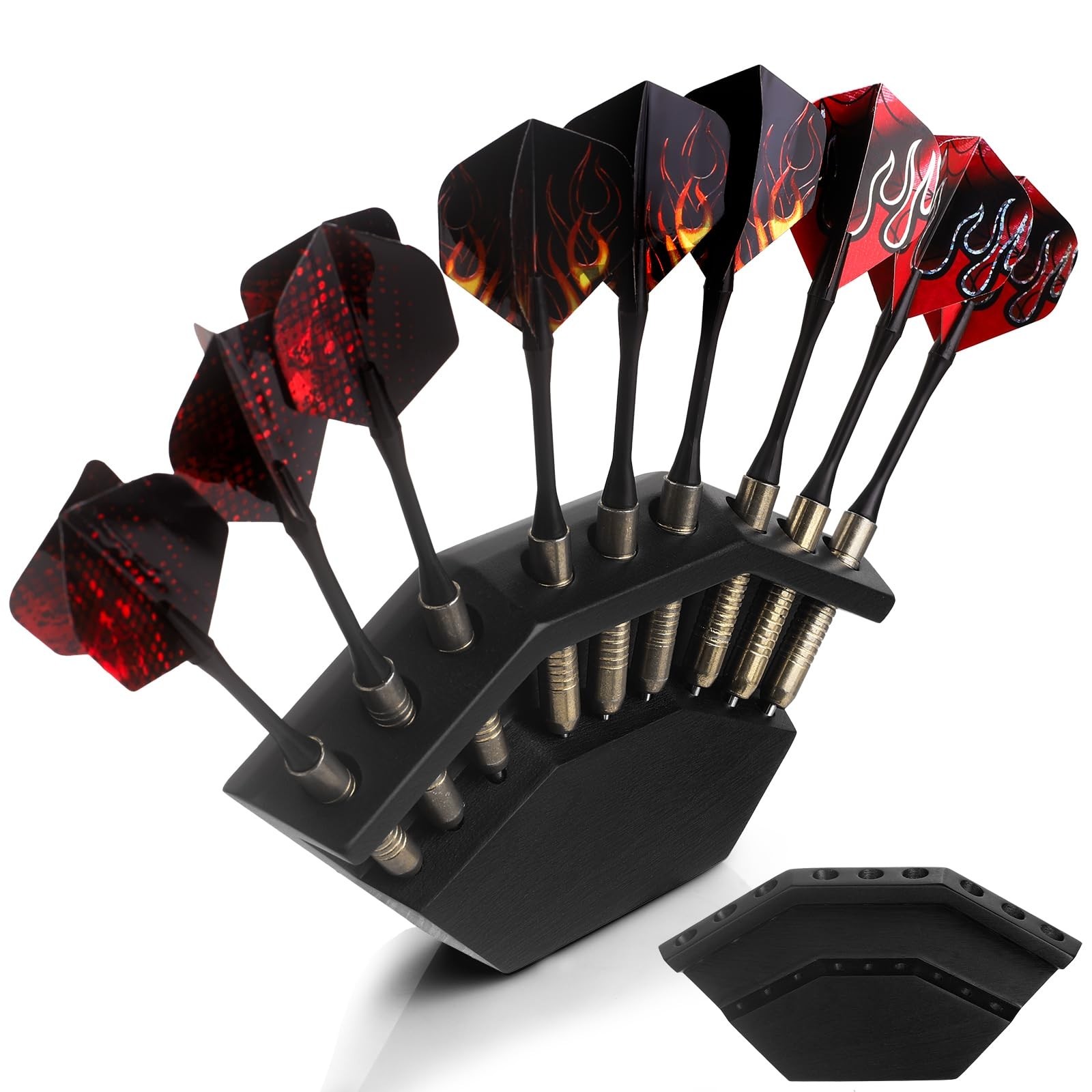 2 in 1 Dart Holder and Wall Dart Holder Made of Wood, Dart Holder, High-Quali...
