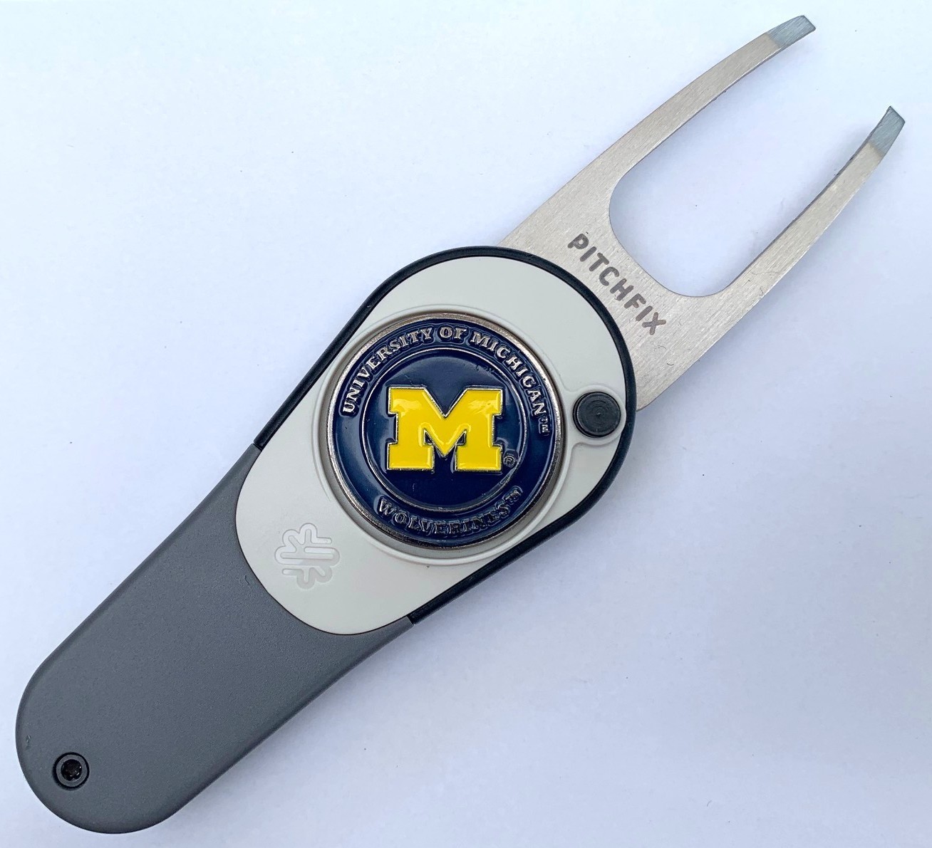 Michigan Wolverines Pitchfix Icon Switchblade Golf Ball Marker Divot Tool