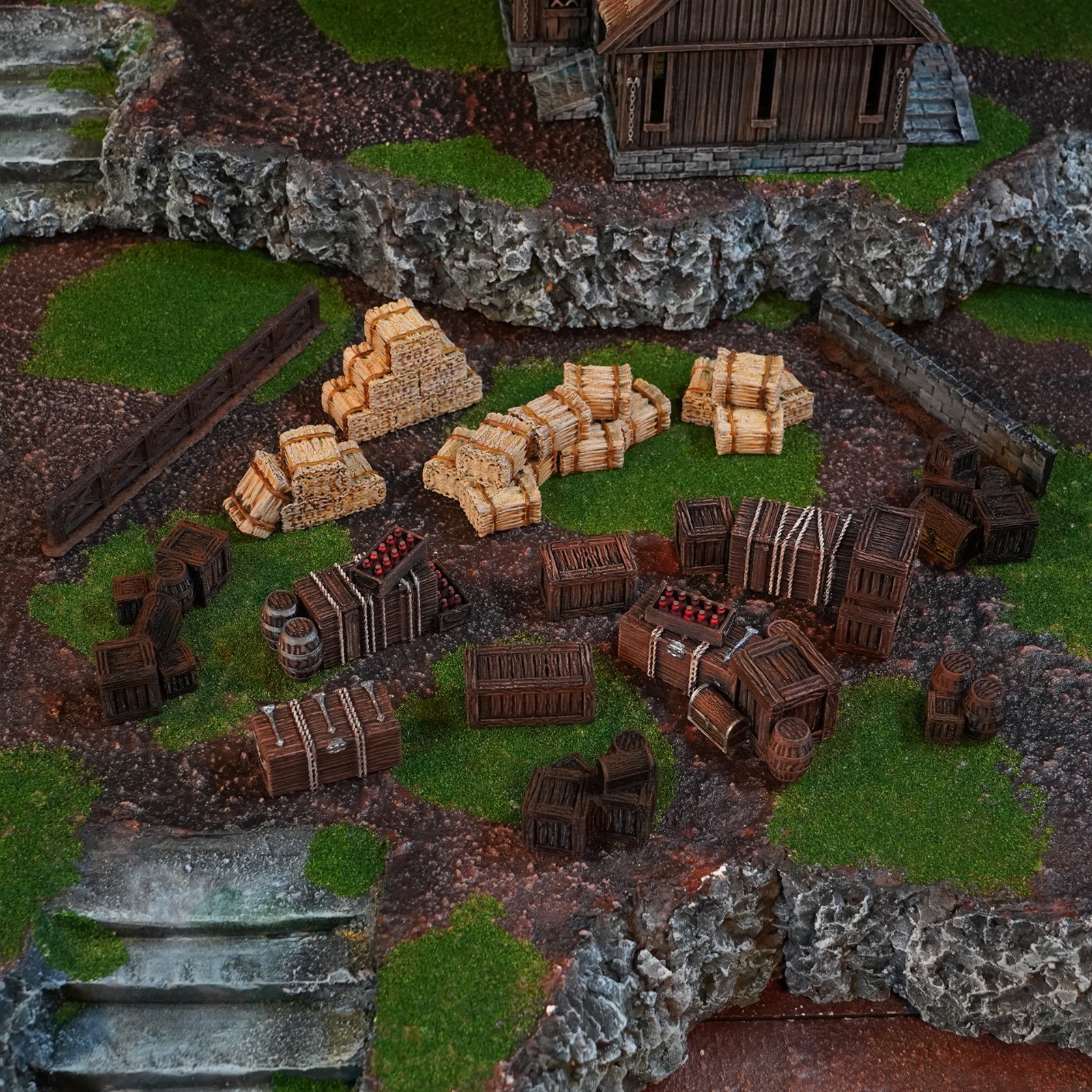 Scatter Terrain Rohan Kingdom of Saxonia 28mm Tabletop Terrain LOTR Middle Earth
