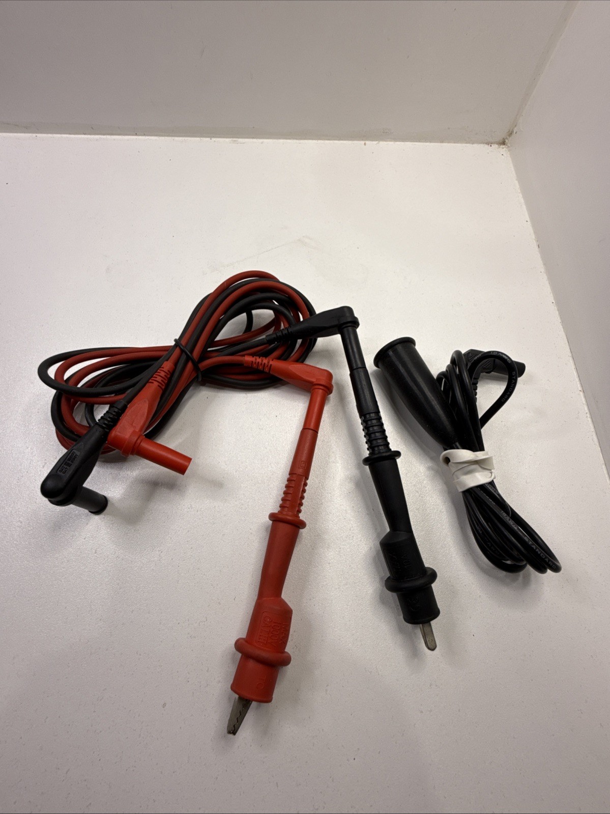 Fluke CAT III Electrical Multimeter Leads 1000V (((CABLES ONLY)))