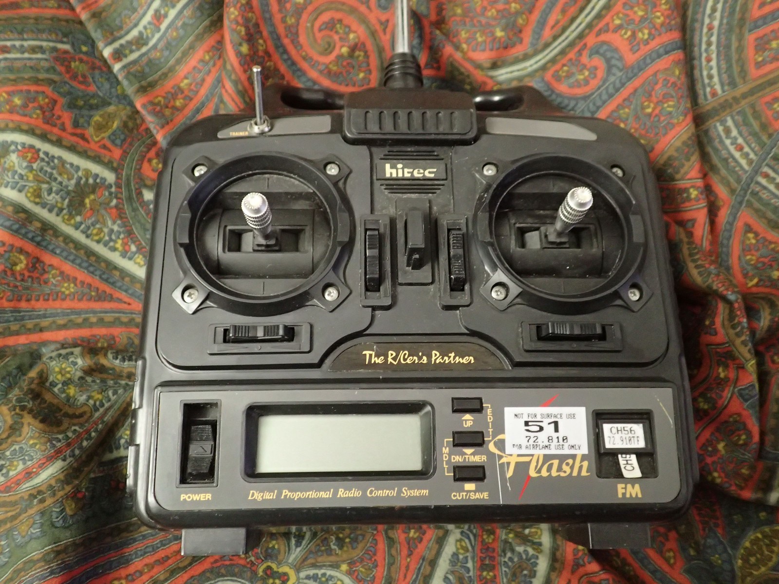 Hitec Digital Proportional Radio Control System X Flash 5G SX Untested