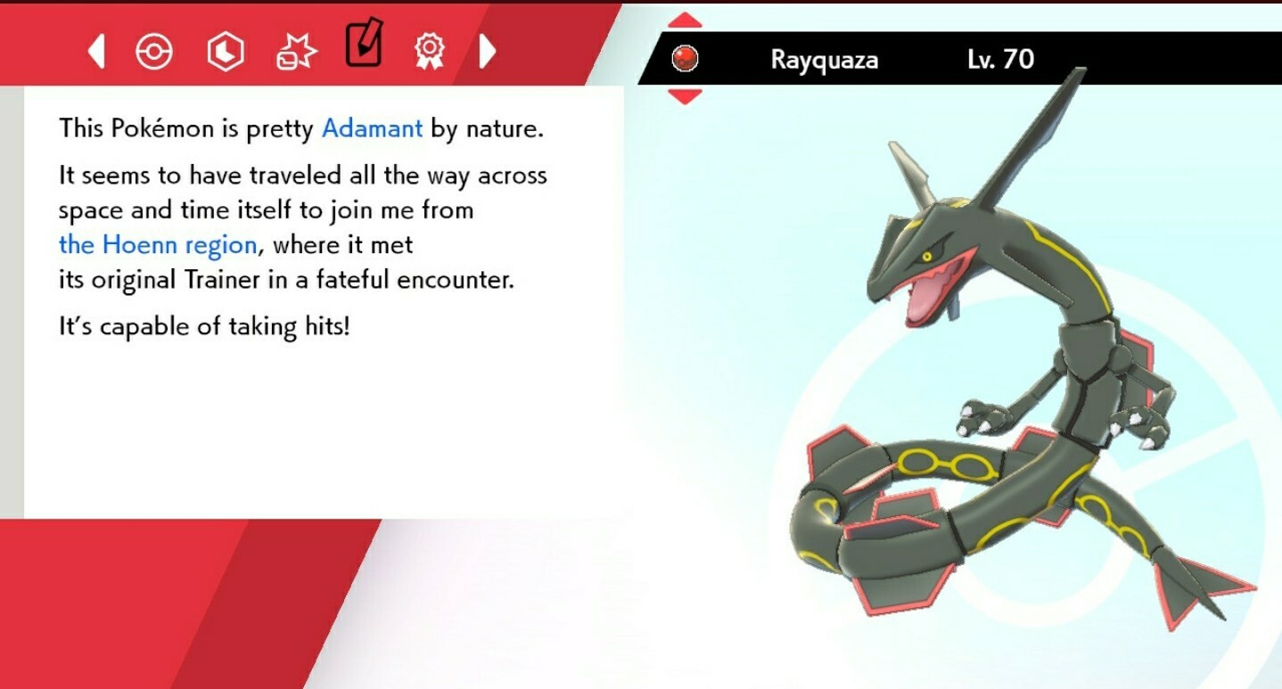 ✨Shiny✨ Event Rayquaza For Pokémon Sword & Shield