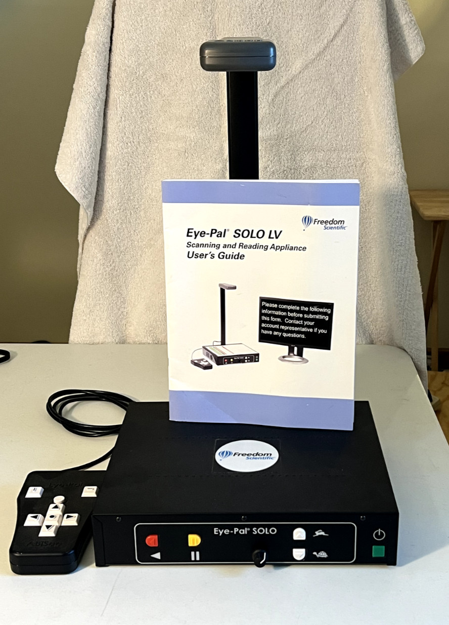 Genuine OEM Eye-Pal SOLO LV Reading Machine for Vision Impaired Working.