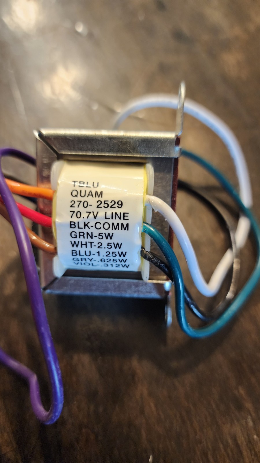 QUAM TBLU 5W 25/70V Transformers Lot of 24.  New  8 Ohms