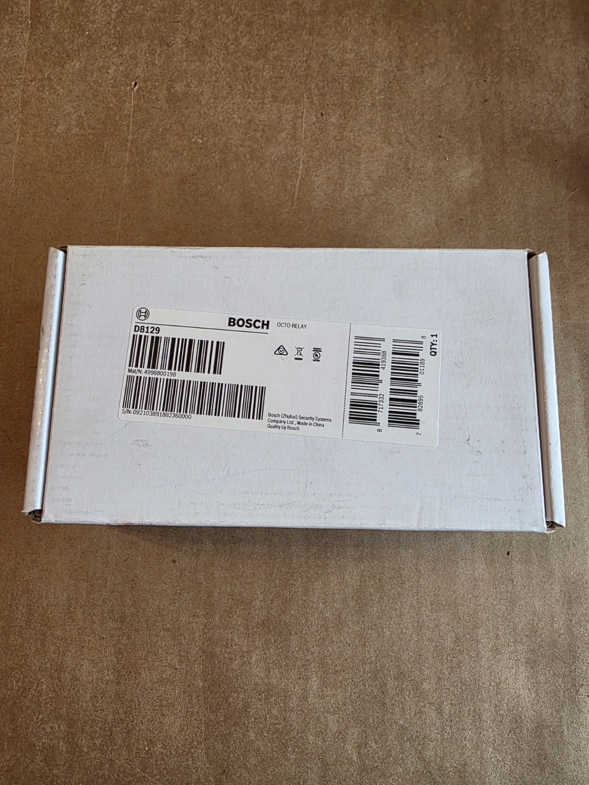 Bosch D8129 Octo-Relay Module - Brand New - Open Box