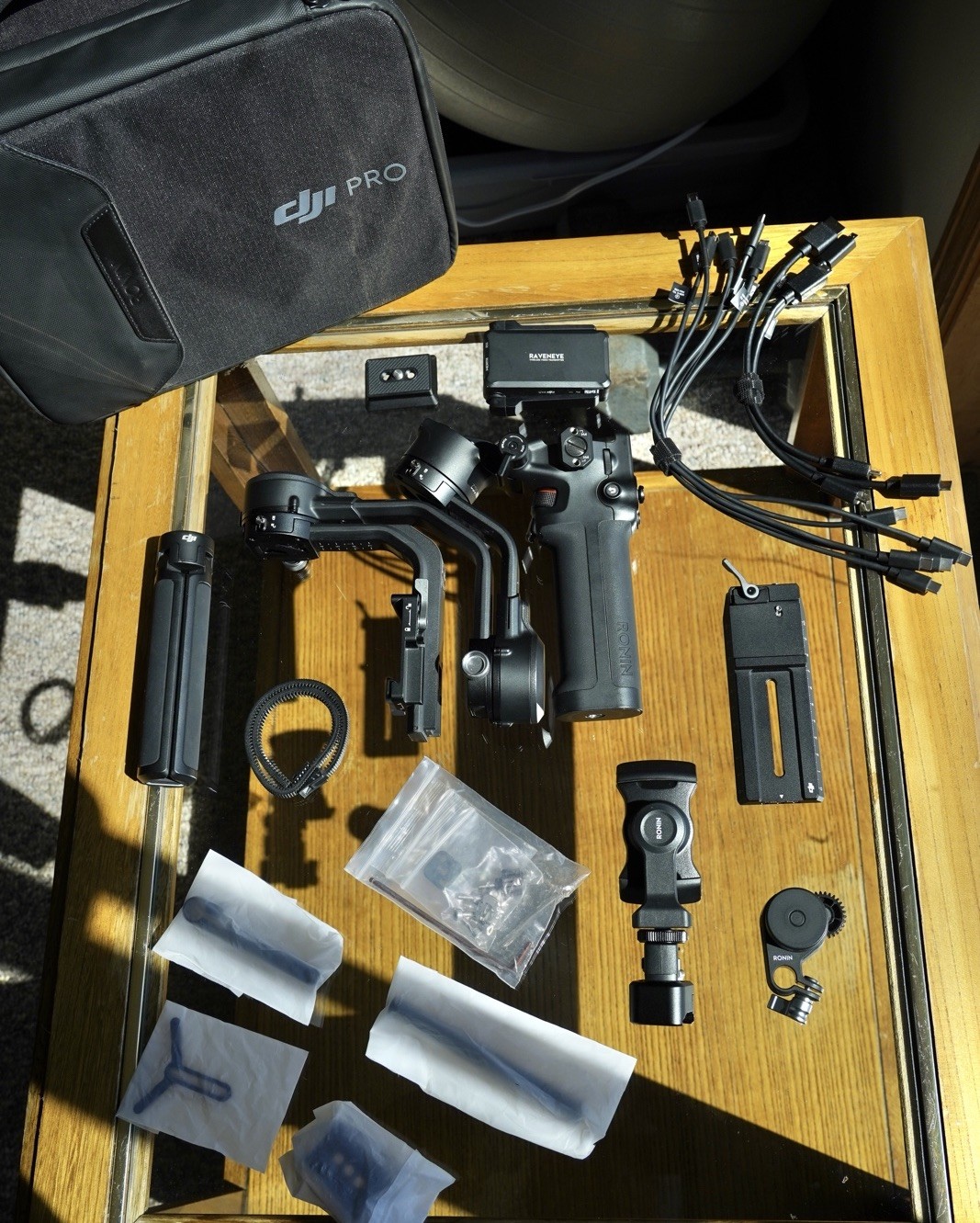 DJI RSC2 Pro Combo | DJI Ronin SC2 Gimbal Pro Combo w/ Raveneye Tracking