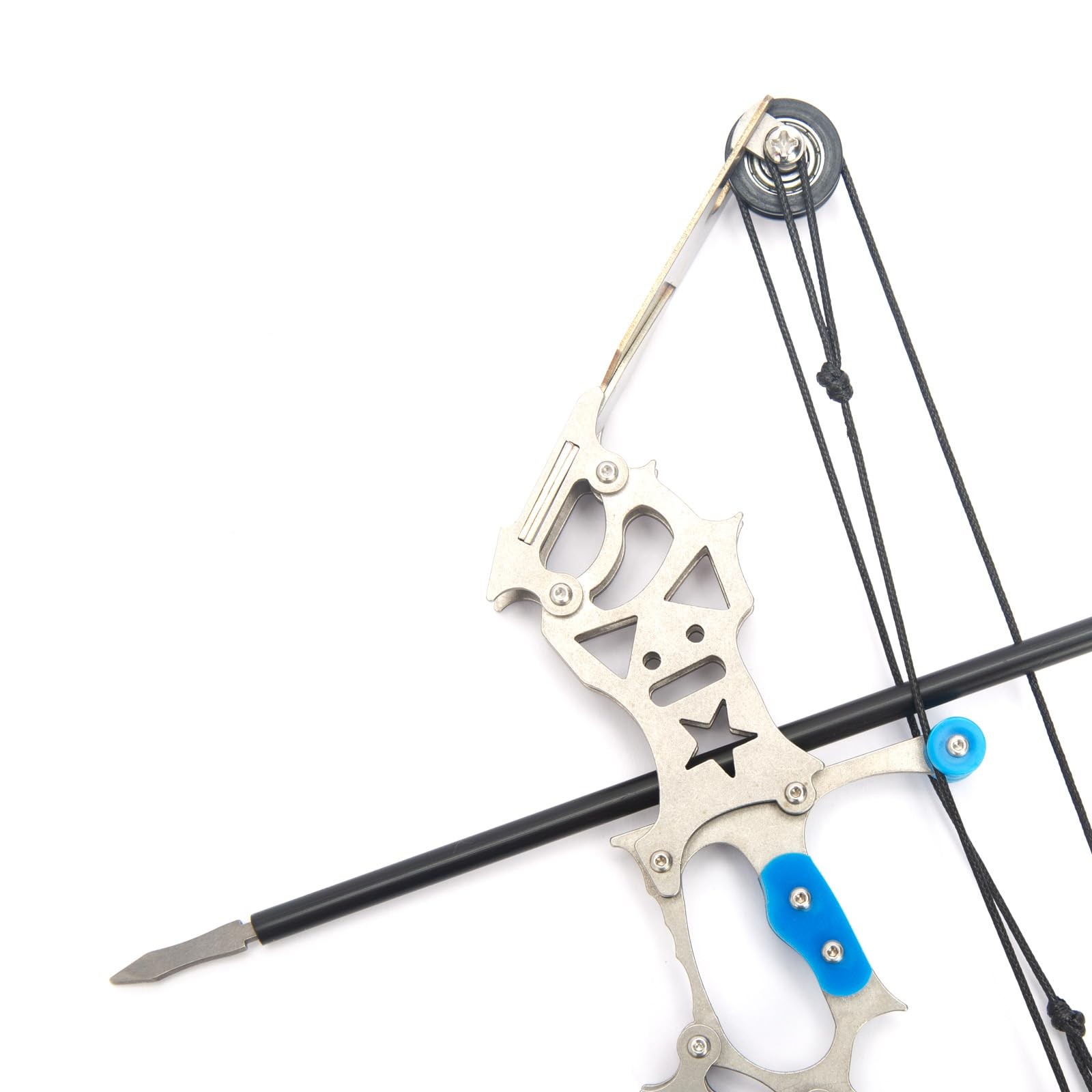 5.9" Compound Bow and Arrow Set, Mini Archery Bow Set with 12 Arrows, Left an...