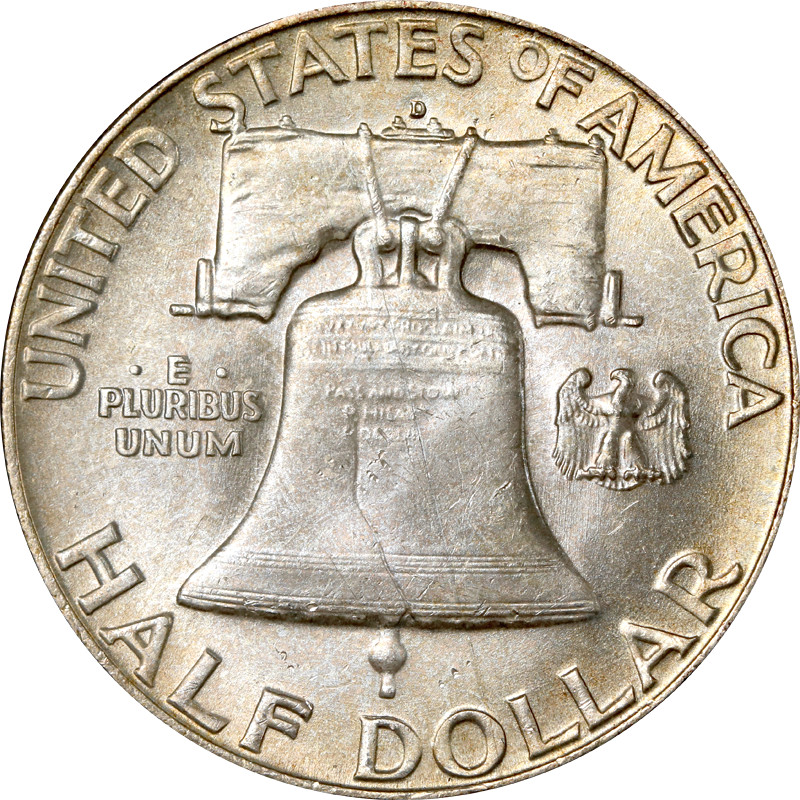 1952-D Franklin Half Dollar