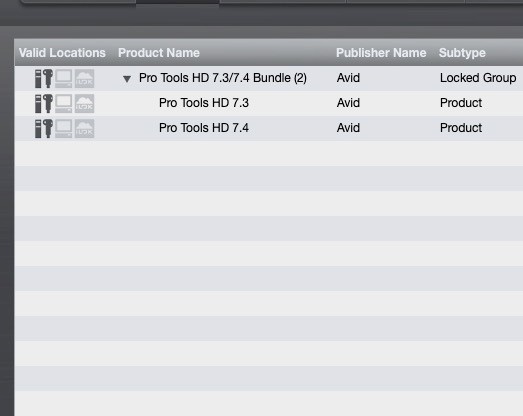 Pro Tools HD 7.3 / 7.4 license bundle with ilok