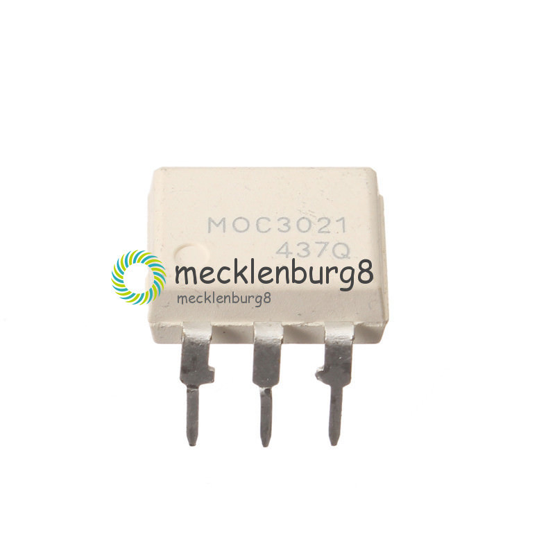 5pcs Fairchild MOC3021 Random Phase Optoisolators Triac Driver Output DIP 6 IC