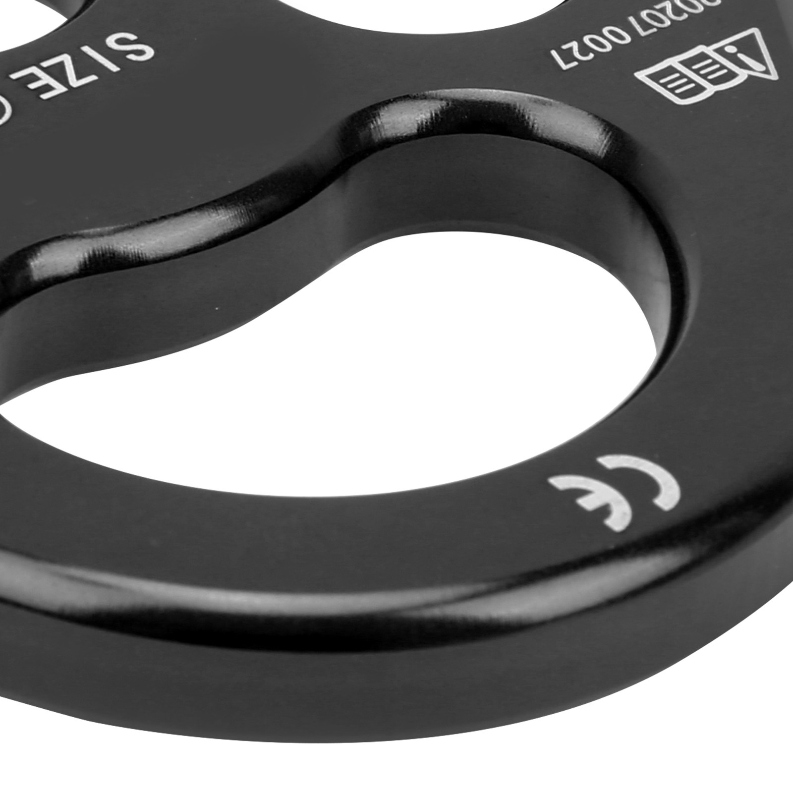 Black Rope 3 Holes Force Rigging Plate Anchor Divider Finger Force WT