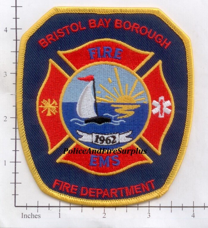 Alaska - Bristol Bay Borough AK Fire Dept Patch - Boat - 1967