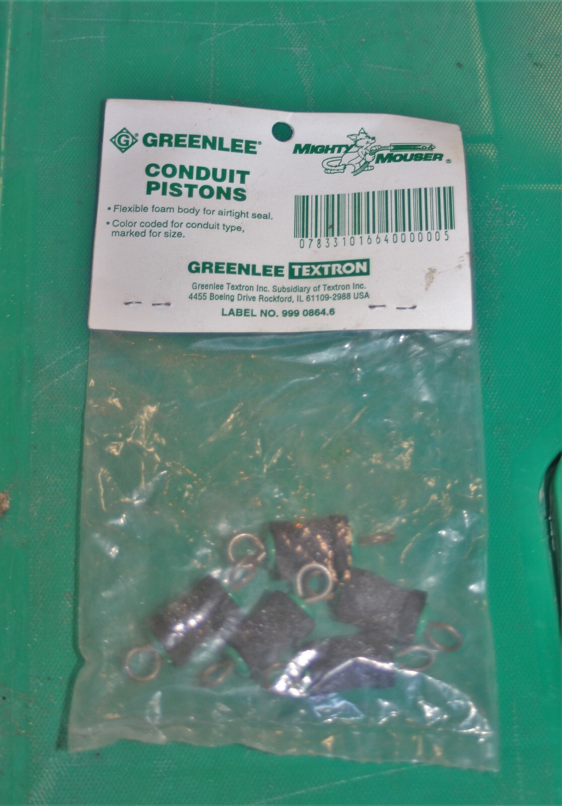 Greenlee 608 Single Piston for 1/2" Conduit