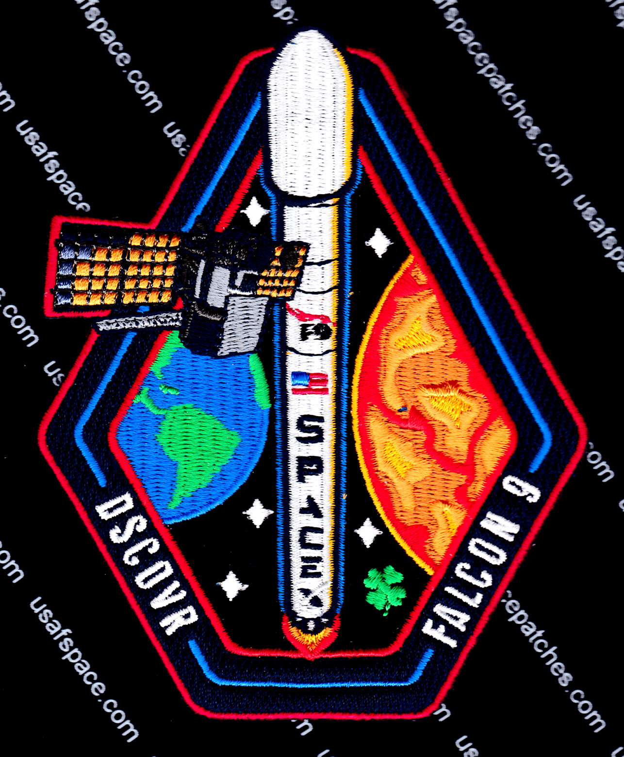 Authentic DSCOVR SPACEX FALCON 9 Launch PATCH NOAA USAF NASA SATELLITE SPACE