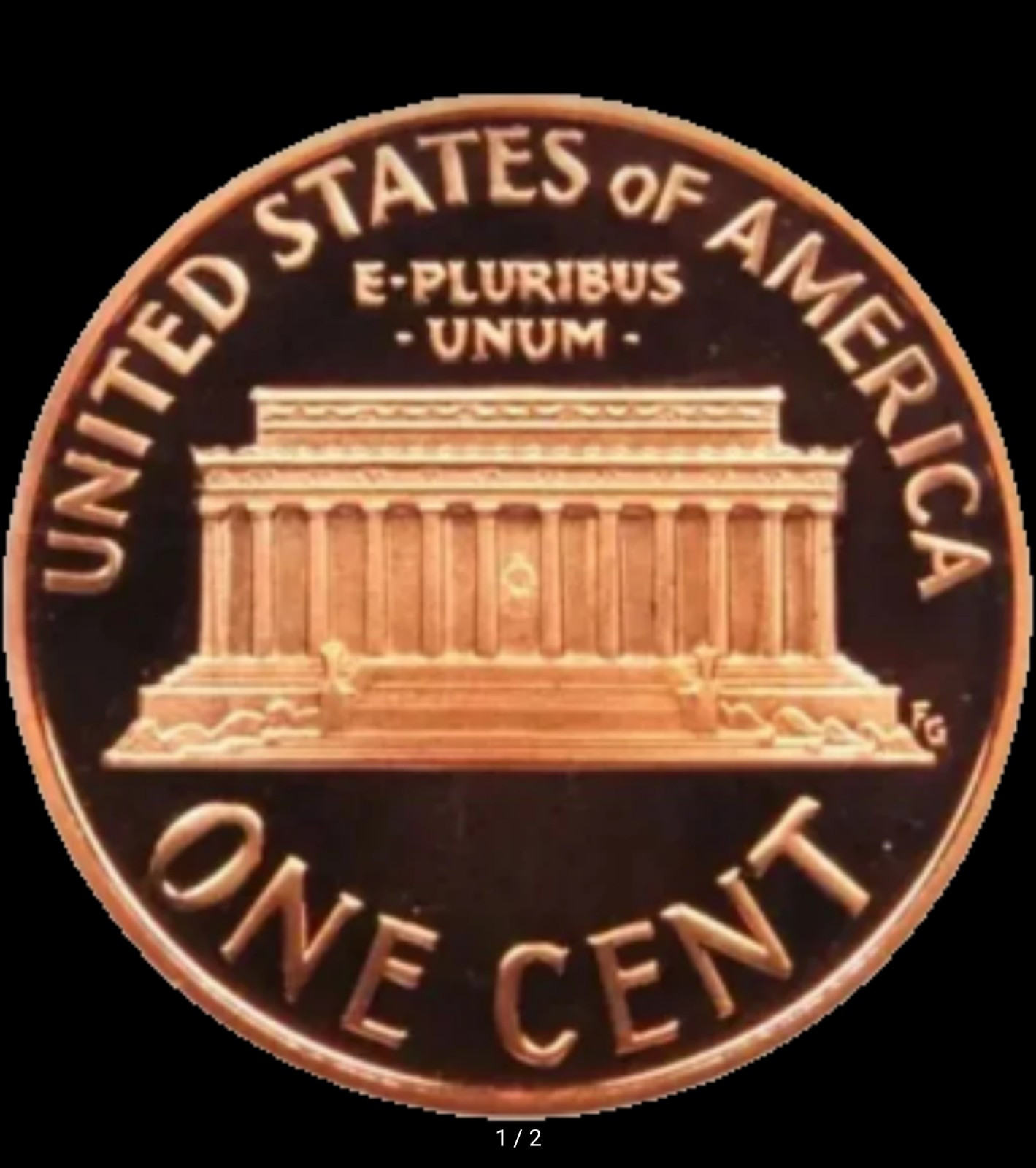 2003 S Proof Lincoln Memorial Cent Uncirculated US Mint