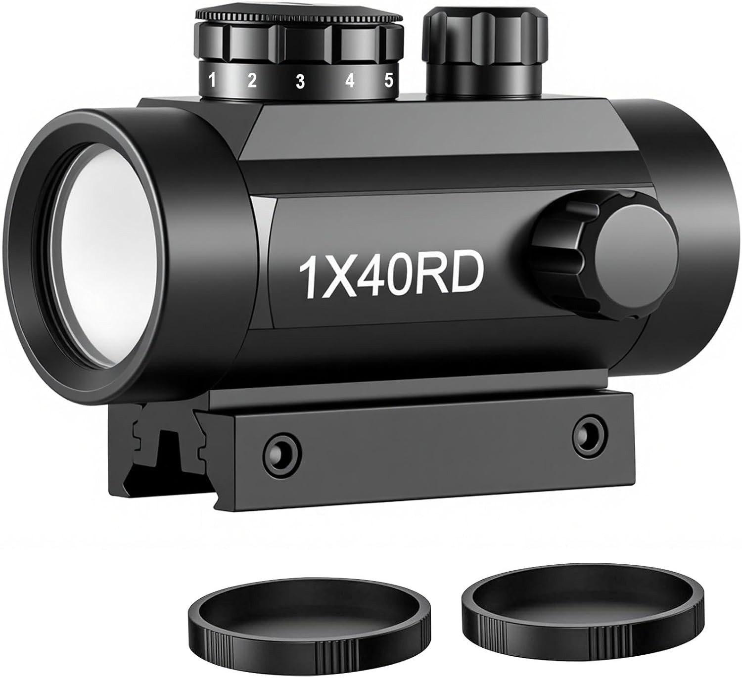 Red Dot 1x40mm, Reflex Red/Green Dot Sight Riflescope, 4 MOA Reticle, Compatible