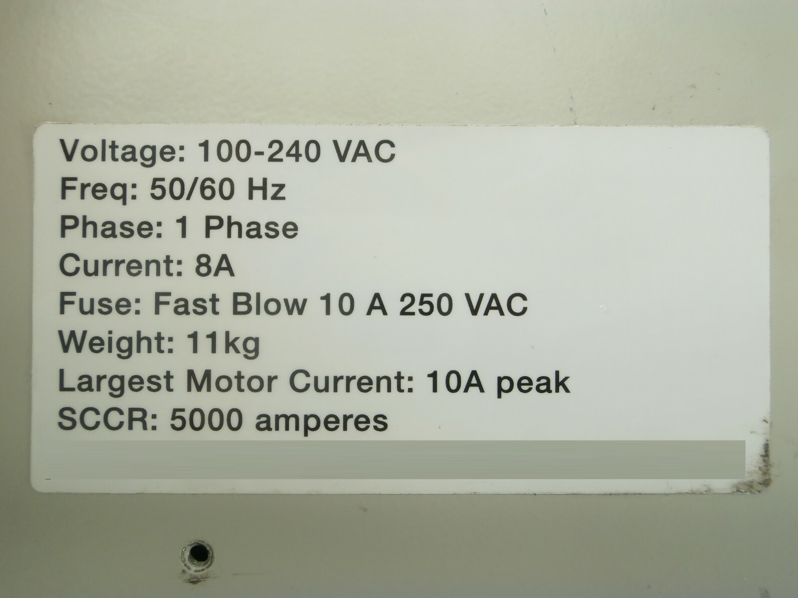 Brooks Automation 146828 Series 8 Robot Controller 10000 Working Surplus