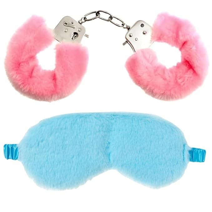Role Play Handcuff And Blindfold Set Stylish Set for Performances