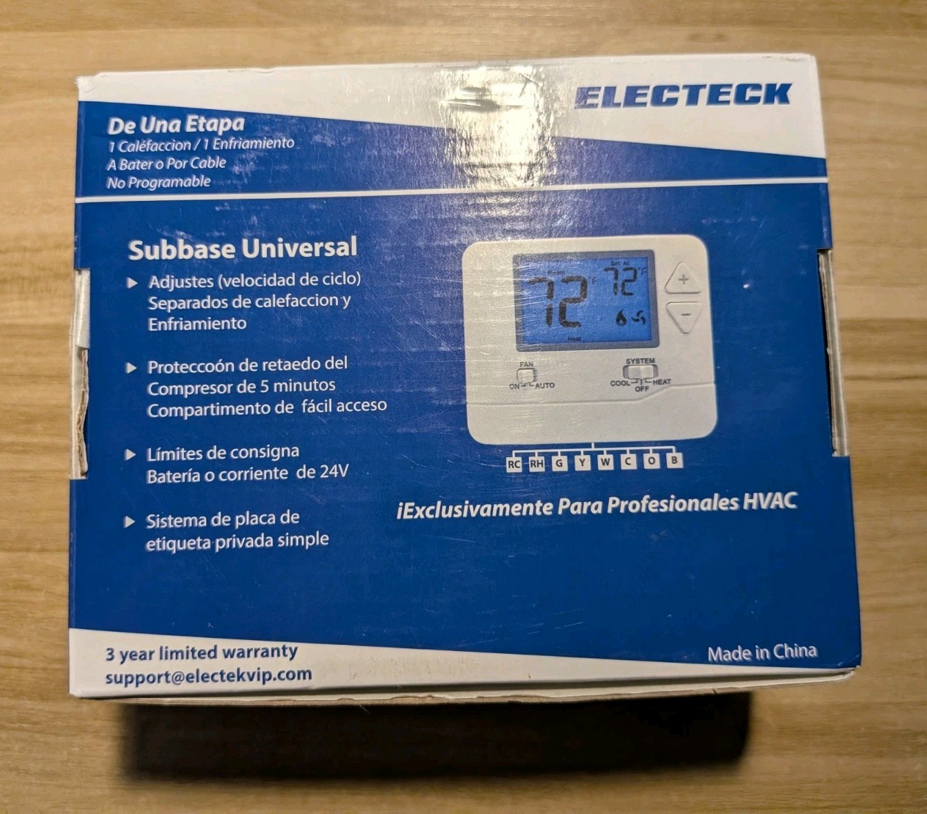 Non-Programmable Digital Thermostat for Home, up to 1 Heat/1 Cool - 2 PACK -