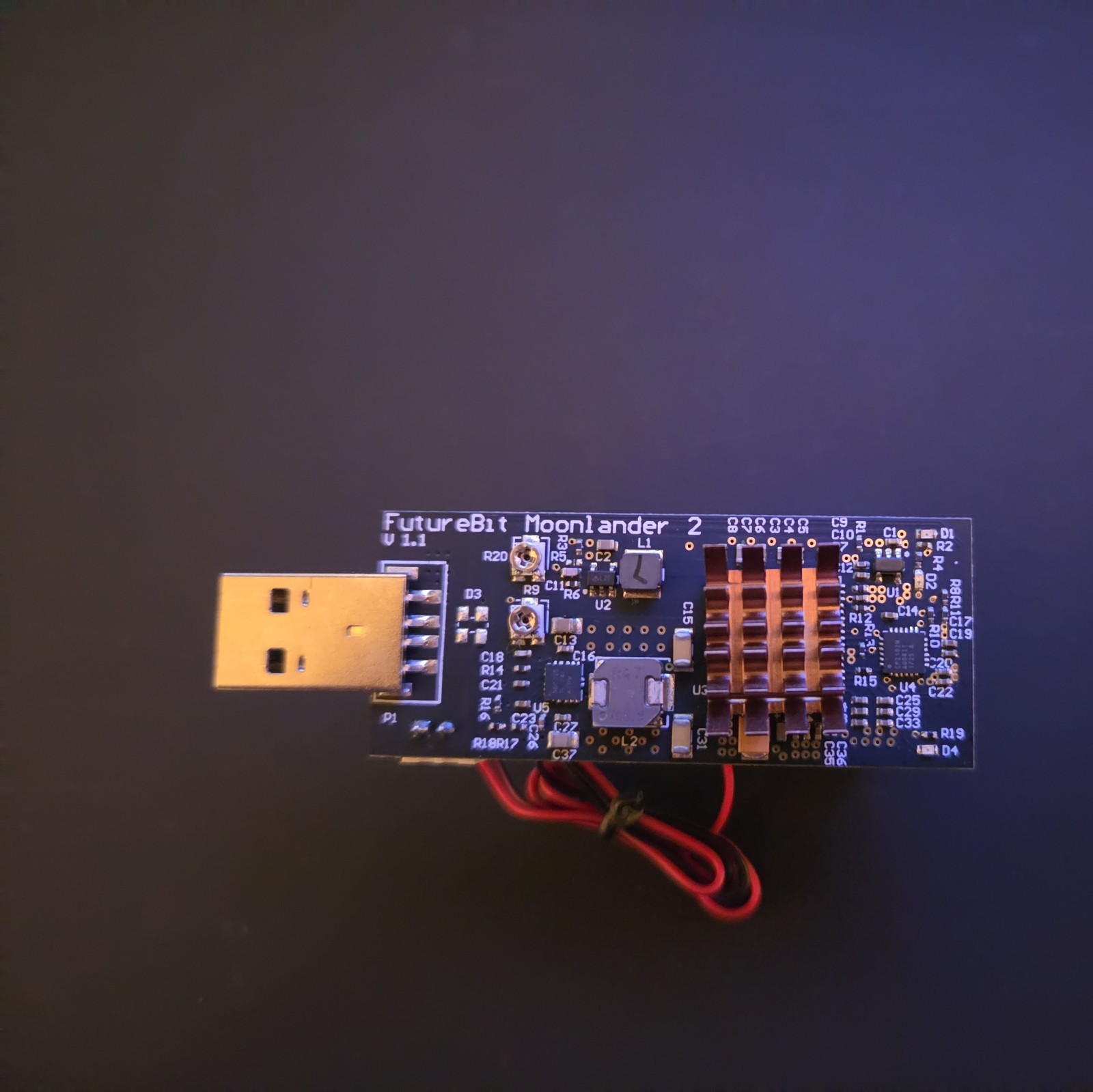 FutureBit Moonlander 2 USB Scrypt ASIC Miner - With Cooling Fan - LTC / Doge