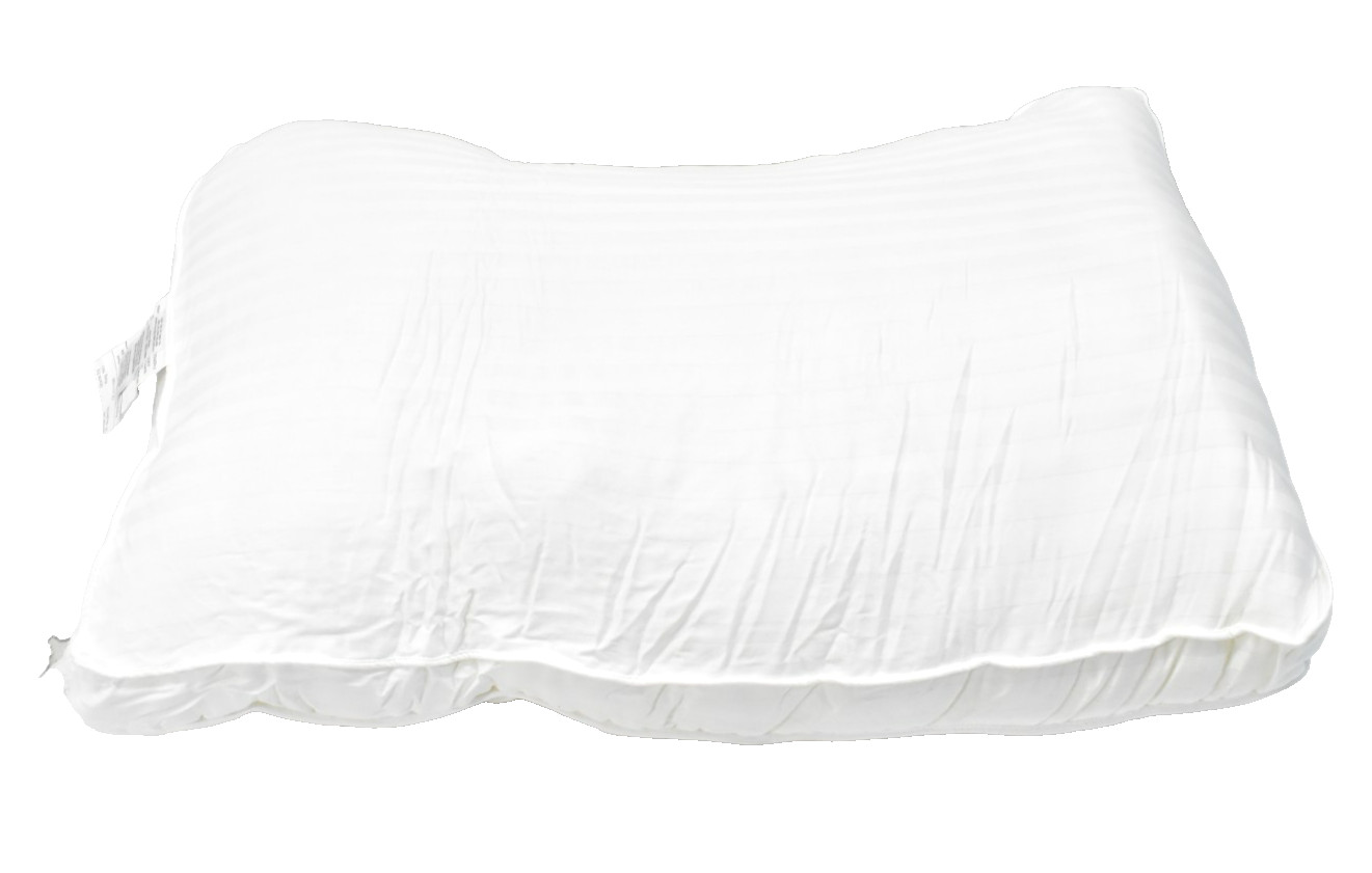 Bed Pillow 18" x 26" White Breathable 100% Cotton Cover Bedding Single Set