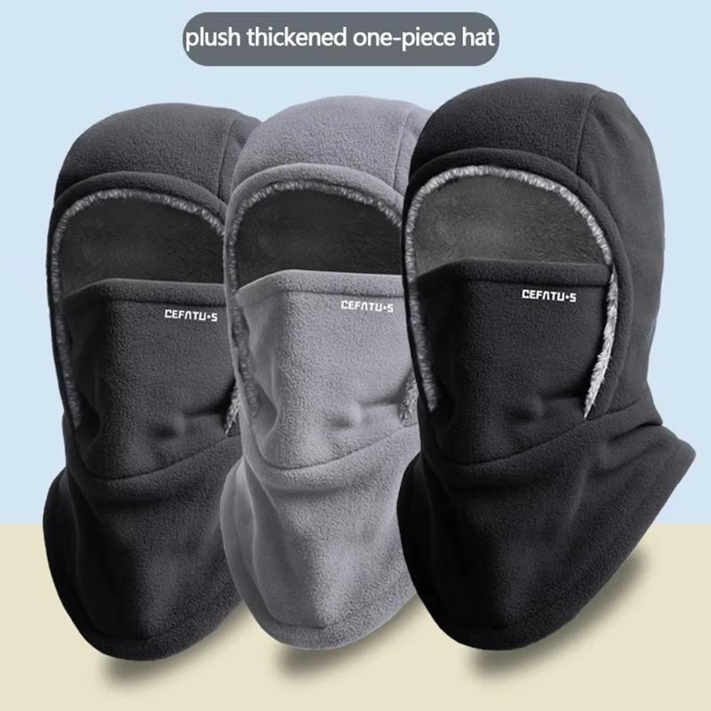 Warm Fleece Riding Full Face Mask Covers Outdoor Balaclava Cycling Cap Motorcycl