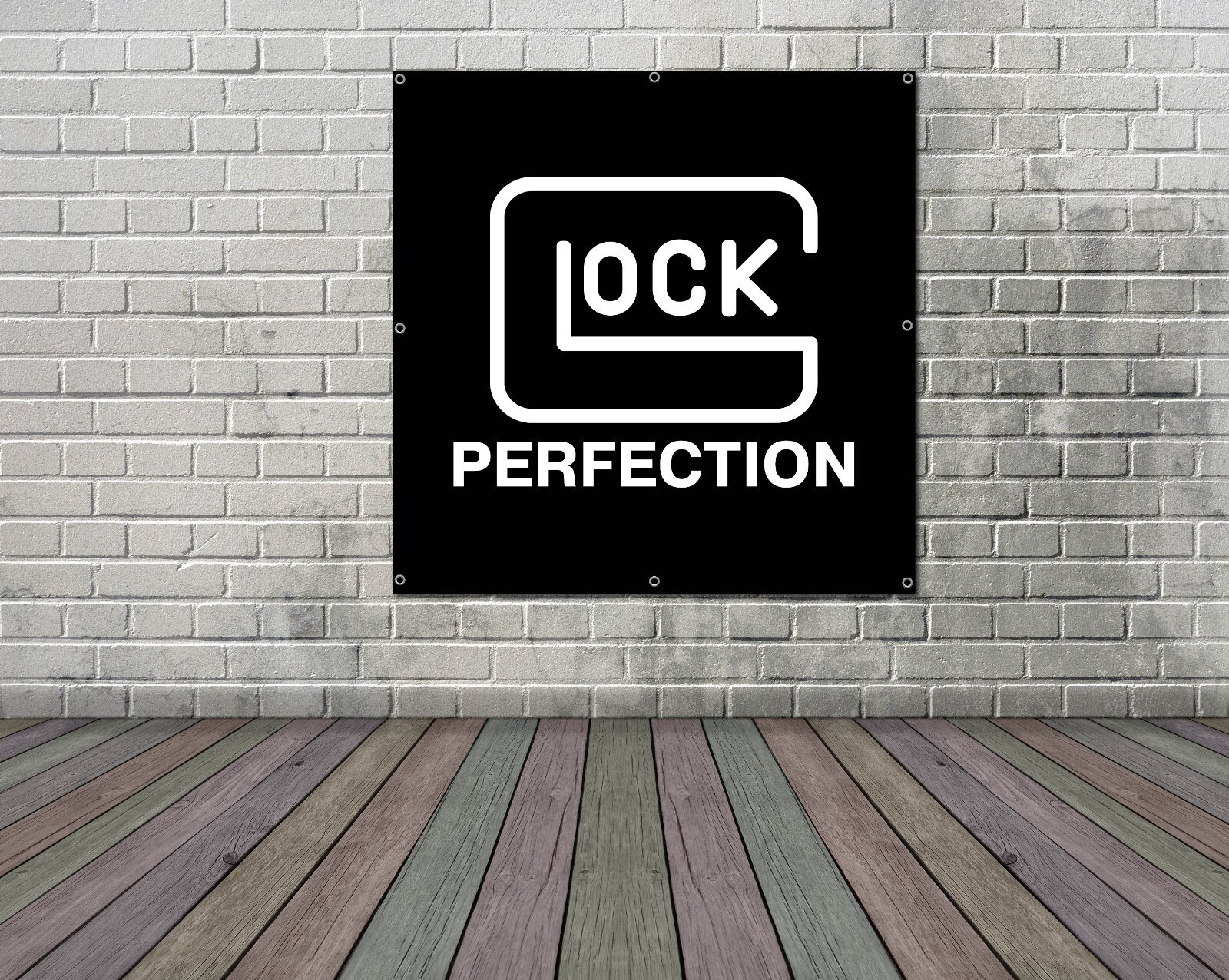 GLOCK COMPANY 5'X5' VINYL BANNER CUSTOM LOGO