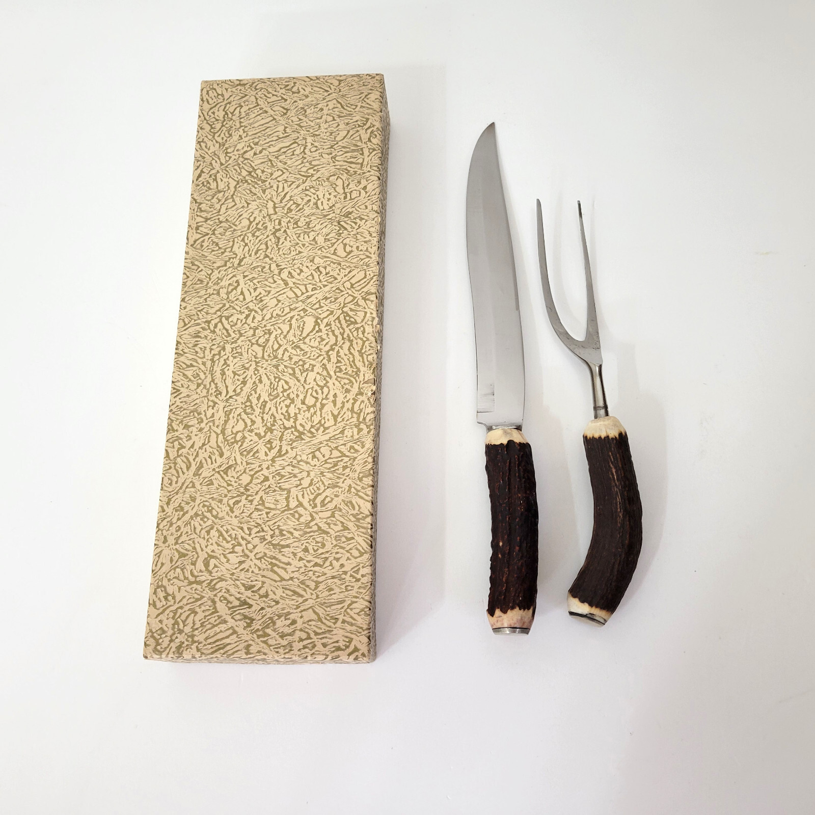 Stag Horn Carving Set