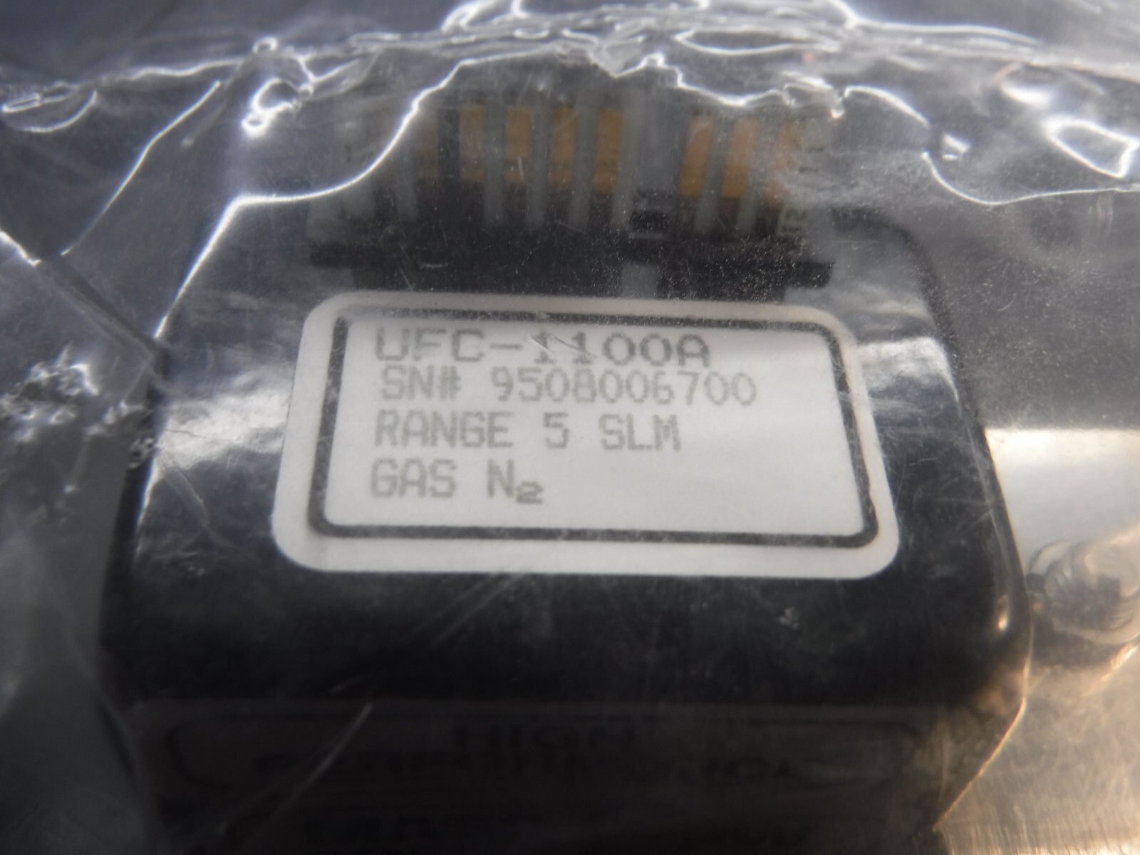 Unit Model: UFC-1100A Range: 5 SLM Gas: N2 Mass Flow Controller
