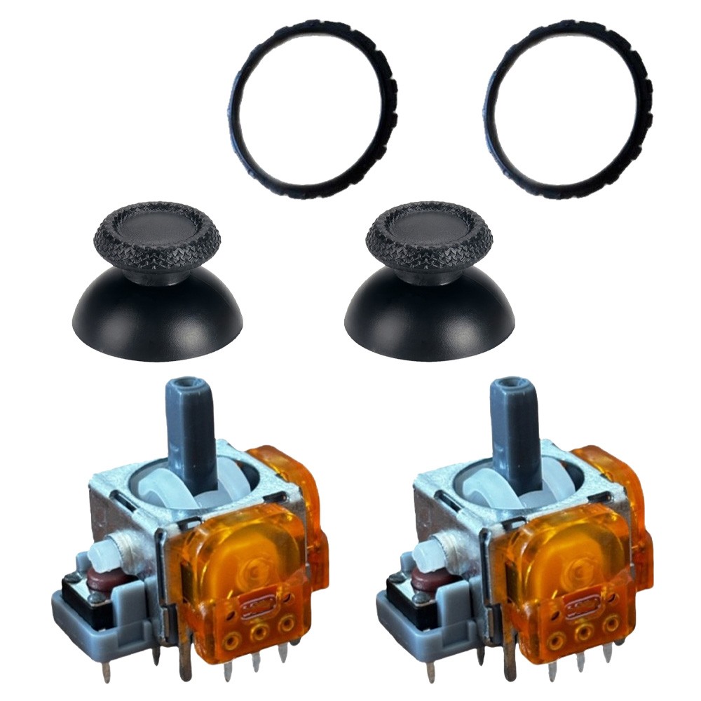 For PS5 Complete Joystick Upgrade Anti Drift TMR Joysticks Thumbrigs & Rings HOT
