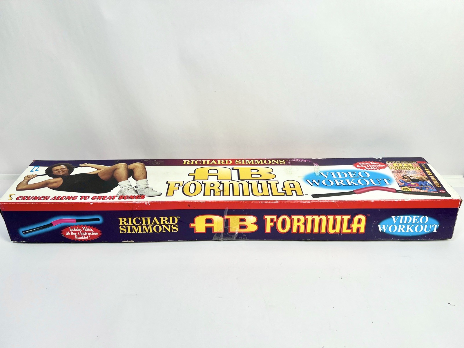 Vtg 1997 Richard Simmons AB Formula Bar, VHS Workout, Booklet Set *New/Open Box*