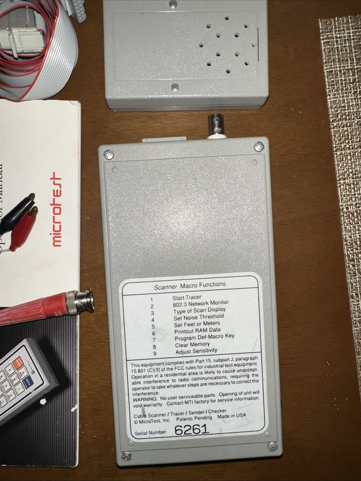 MicroTest Cable Scanner