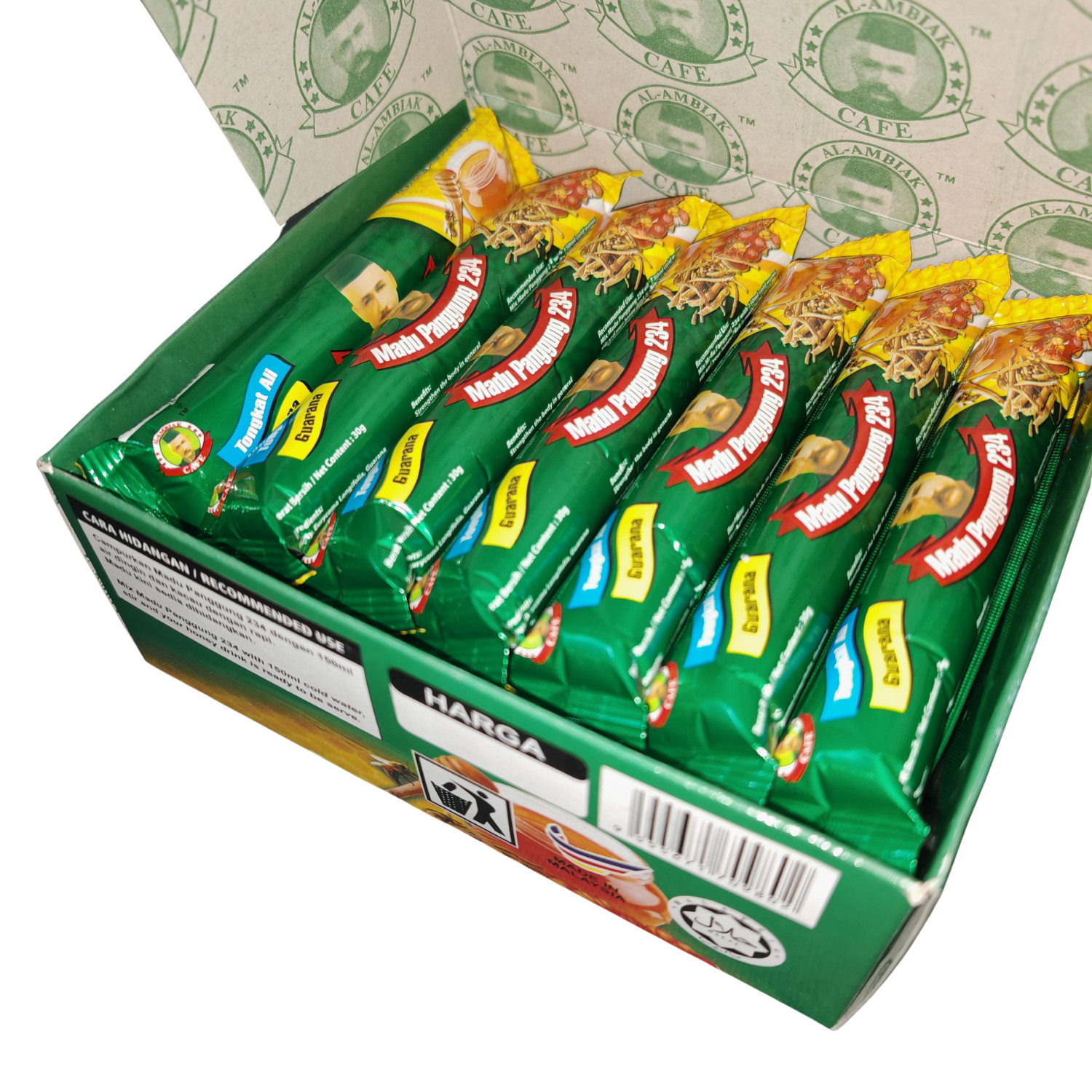 20 Sachets Instant Honey Al Ambiak 234 Strong Men's Nourishment Body - Free Ship