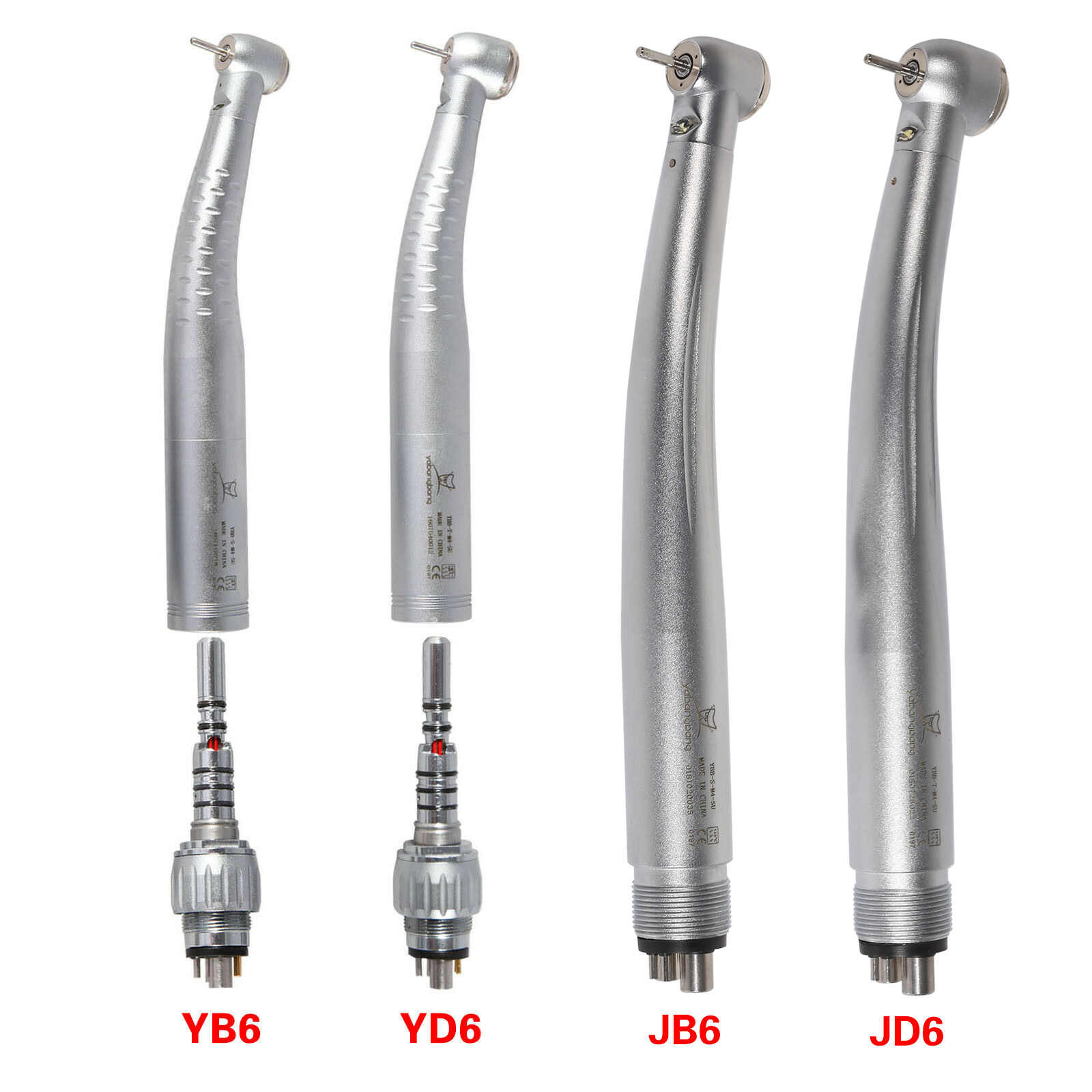 Dental Fiber Optic Handpiece / with Quick Coupler 6 Hole SALE