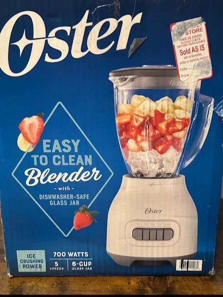 Oster BLSTBC 5 speed blender replacement gray lid and clear cap