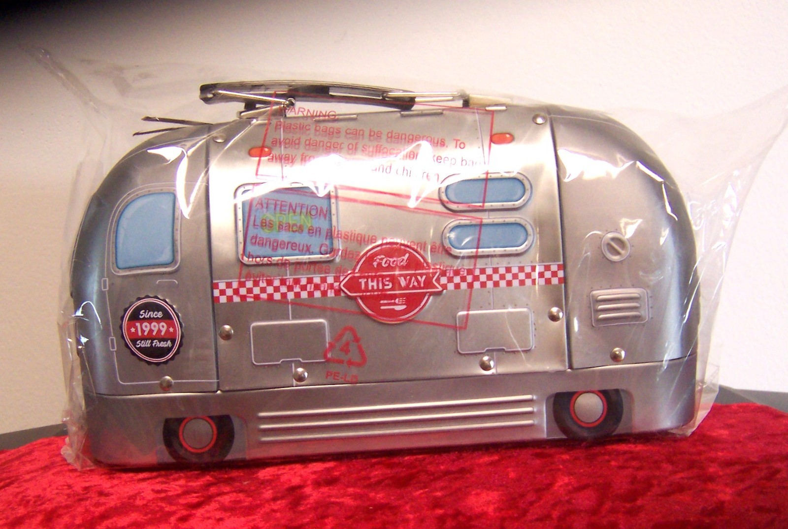 Food Truck Lunch Box Suck UK Tin Shaped Metal