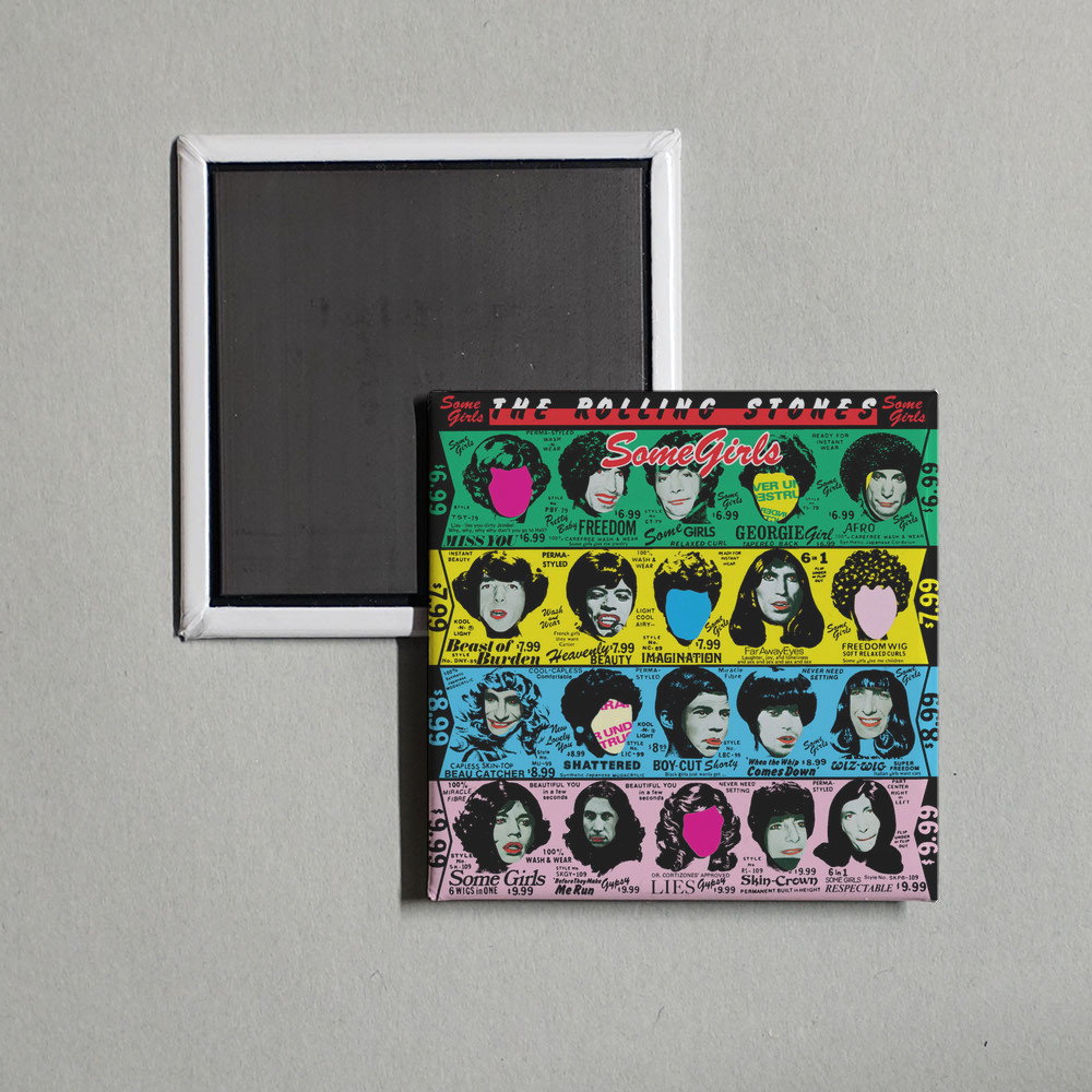The Rolling Stones - Some Girls Album Cover Locker Fridge Magnet