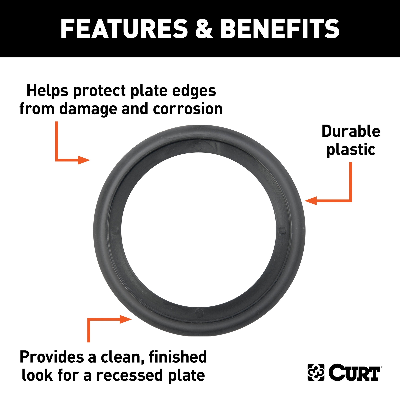 Tie-Down Backing Plate Trim Ring for #83710
