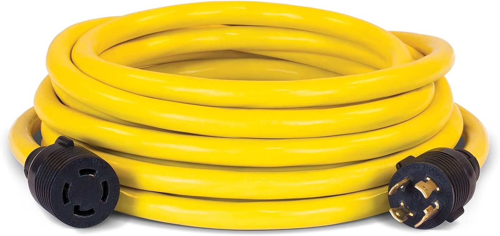 25-Foot 30-Amp 250-Volt Generator Power Cord for Manual Transfer Switch (L14-30P