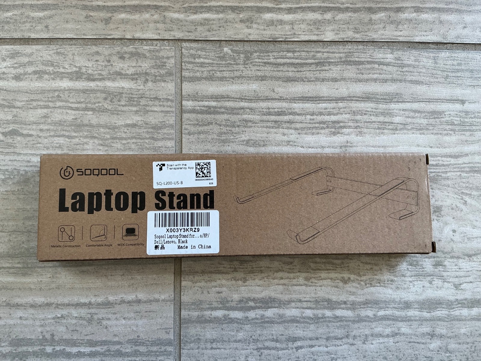Soqool Laptop Stand - Fits All 12”-17” Laptops