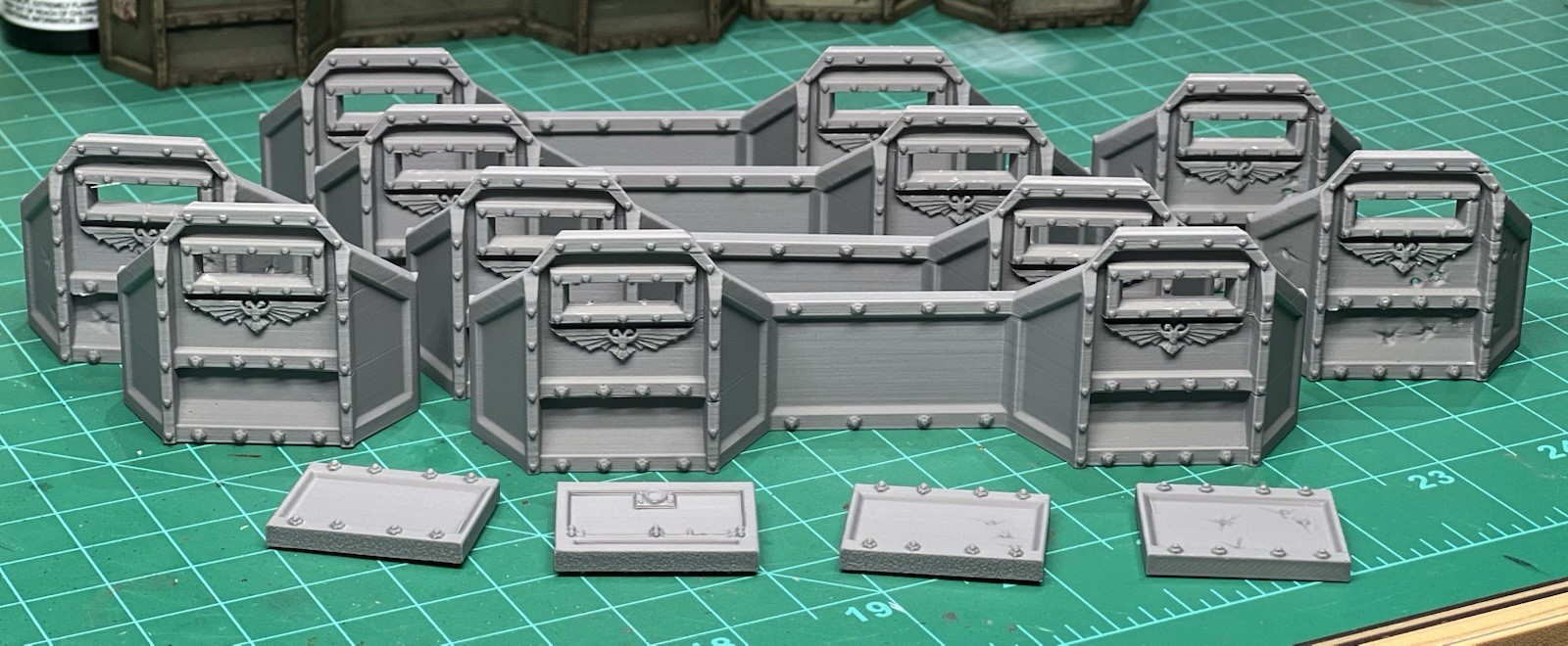 Aegis Defense Line War Hammer Scatter Terrain 40k OOP Citadel Forgeworld Astra